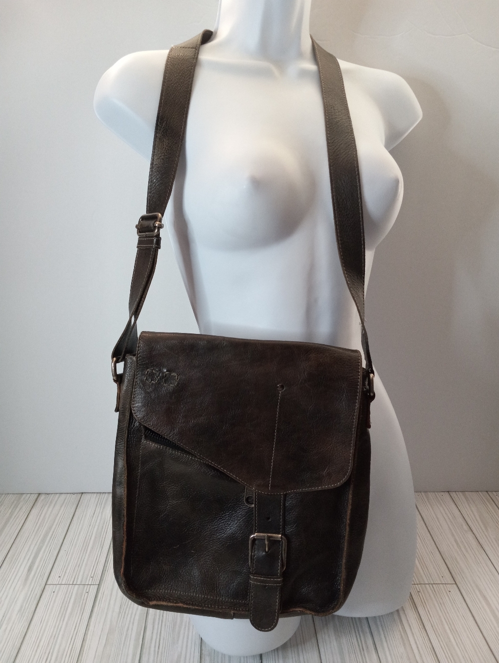 Bed Stu Venice Beach Leather Boho Crossbody Bag